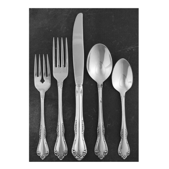 Flatware Service for 4 Rogers Oneida Mansfield Stainless Steel 20 pc Vintage 90s - Picture 1 of 8